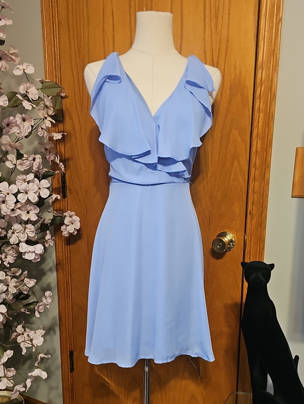 Miami Periwinkle Ruffle Dress